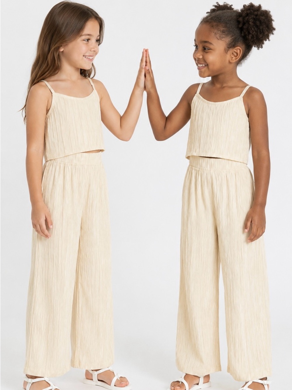 Pastel Beige Vacation Outfit-
5-6T
